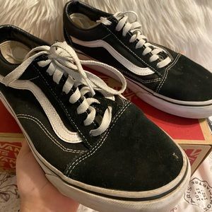 Black Old Skool Platform Vans